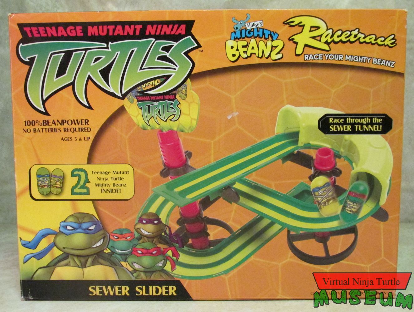 Mighty Beanz Racetrack box front