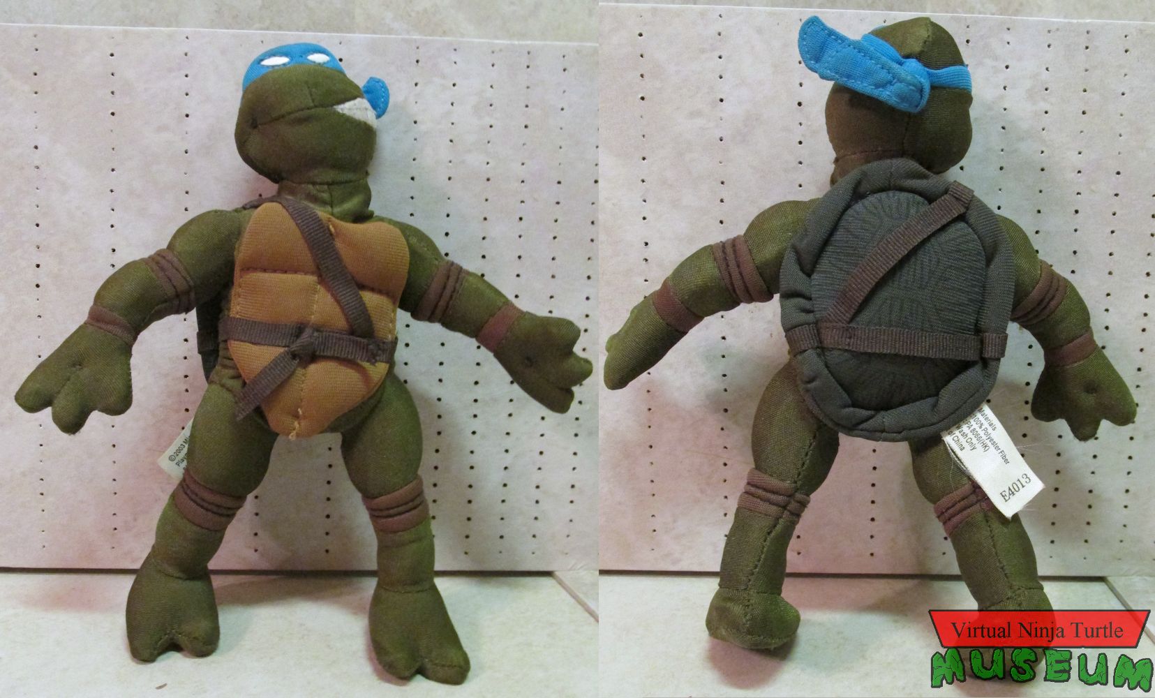 Mini Plush Leonardo front and back