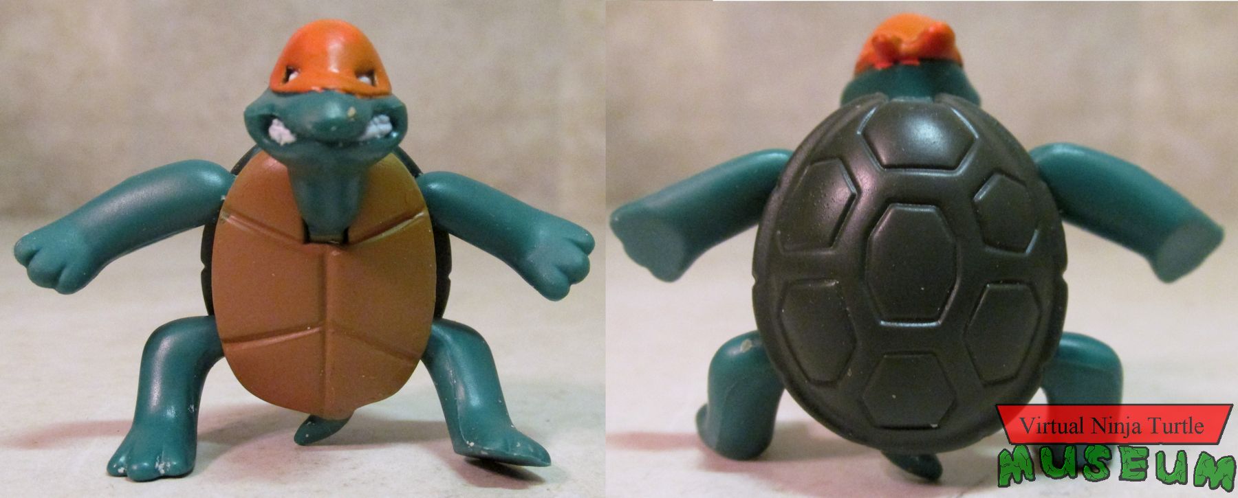 mutated form Michelangelo front and back