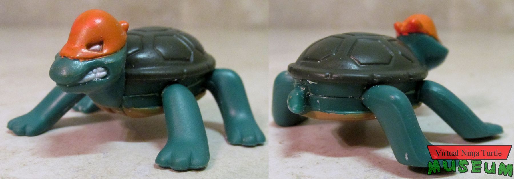 turtle Michelangelo front and back