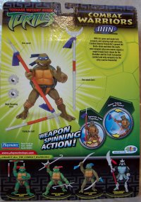 Combat Warrior Donatello card back