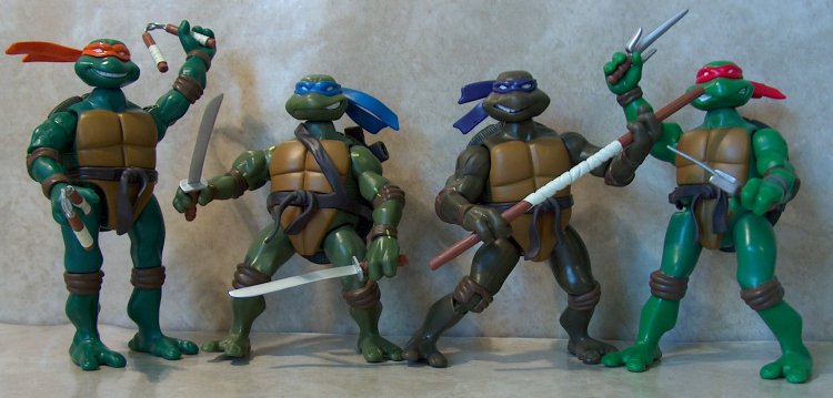 Shell Kicker Turtle figures
