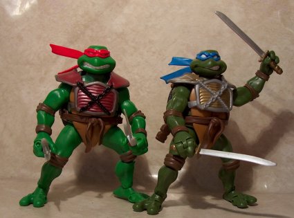 Raph with Leonardo