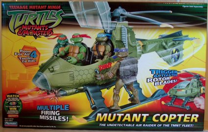 Ninja turtle top helicopter toy