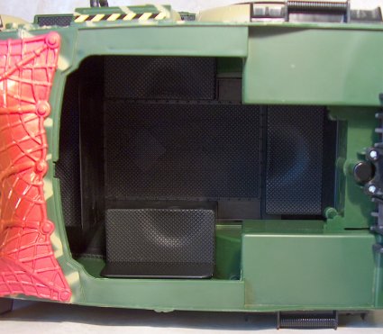 Tricera-Tank interior