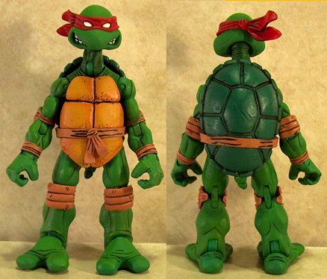 Michelangelo front and back