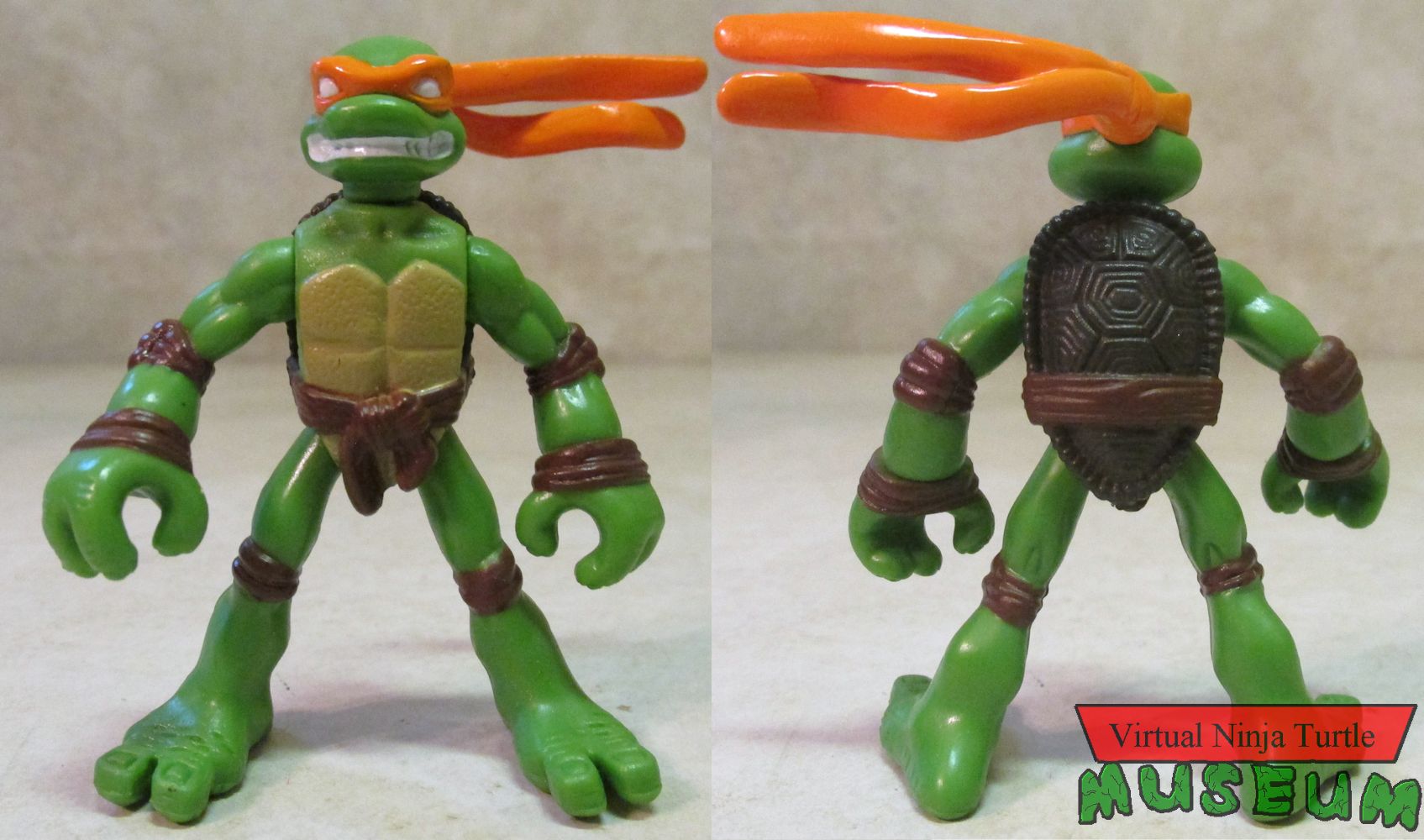 Cowabunga Bike Michelangelo front and back