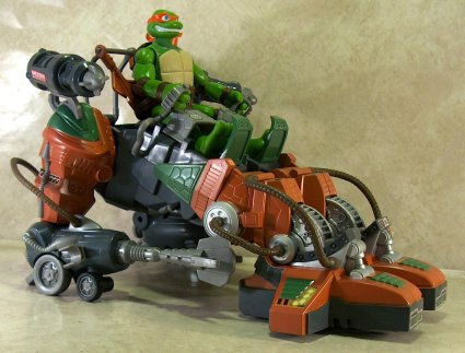 Shell Shifter Michelangelo win assualt vehicle mode