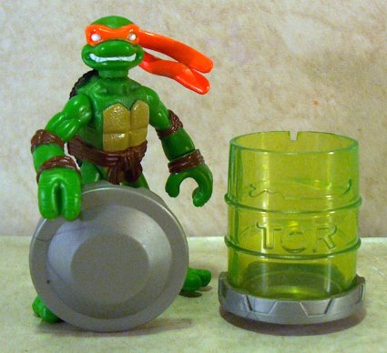 Mini Mutant Michelangelo with ooze drum