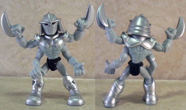 Shredder clone front and back