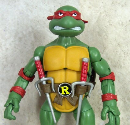 Raphael's sais in belt