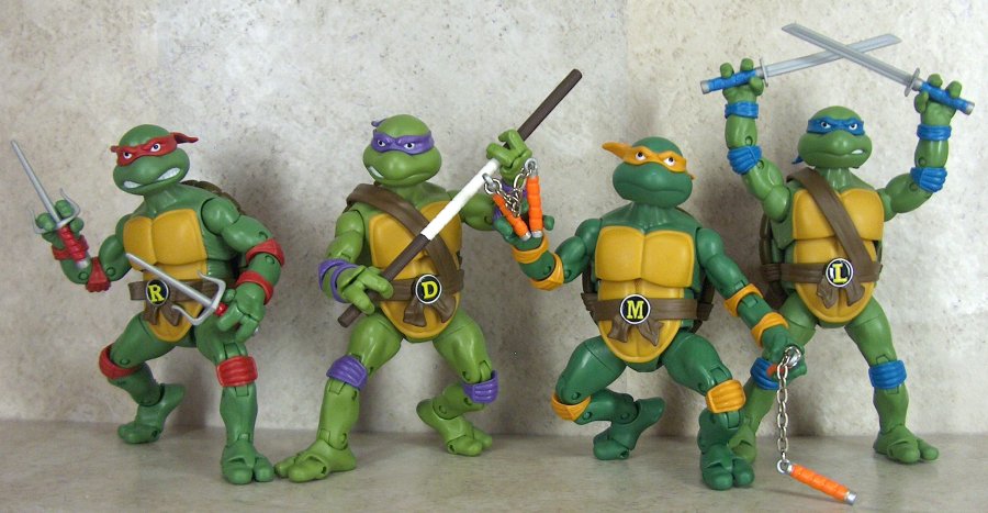 classic tmnt action figures