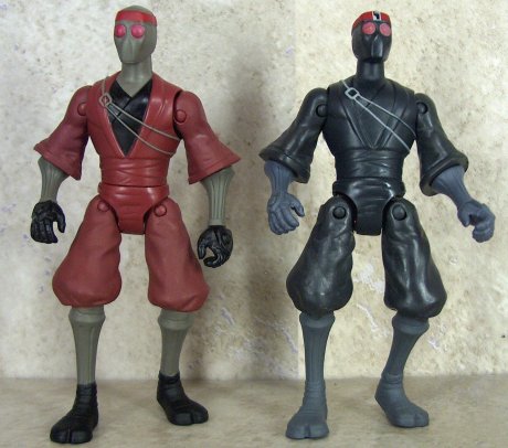 Dragon Fang Foot Soldier and regular Foot Ninja