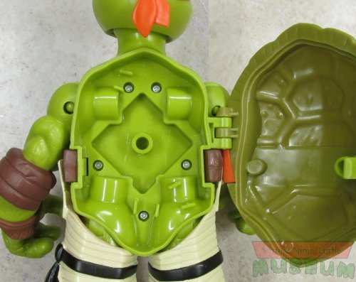 Michelangelo with shell open