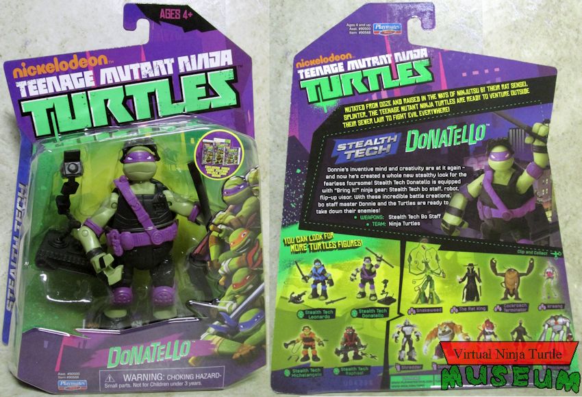 Danger of the ooze sticker card, front and back