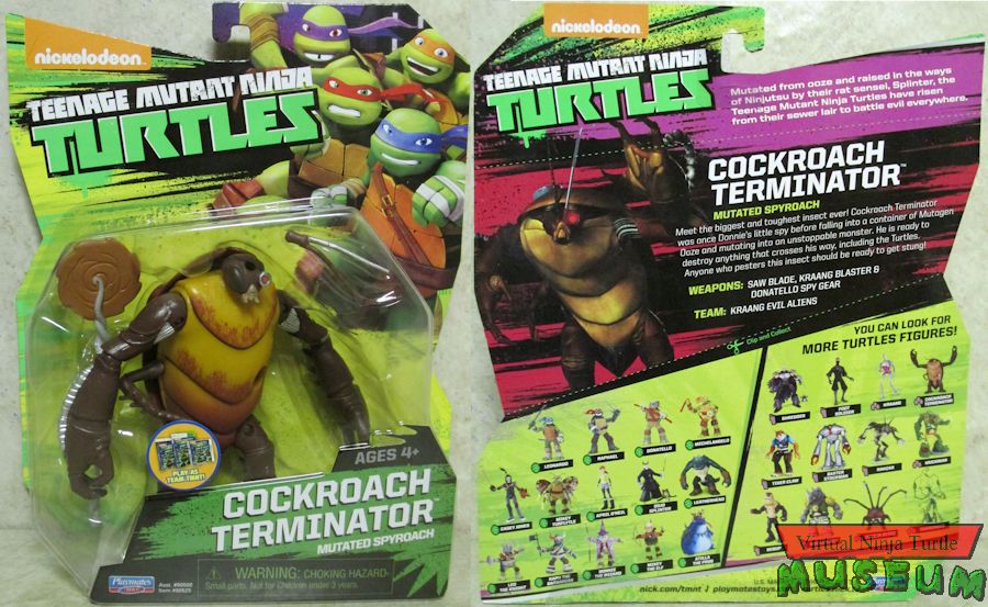 2015 card with Team TMNT sticker front and back