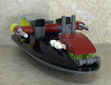 Jet boat front view