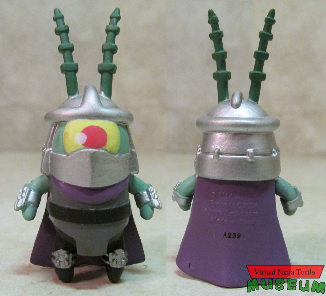 Plankton as Shredder front and back