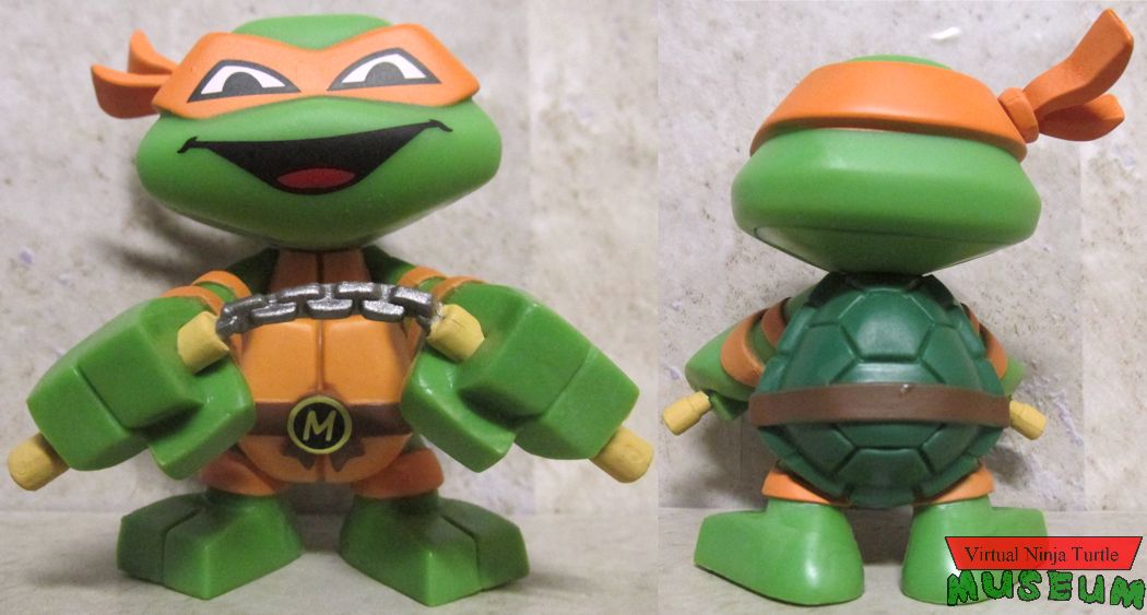 Michelangelo Figure front and back