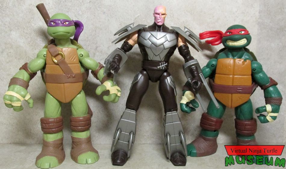 Shredder with Battle Shell Donatello and Raphael