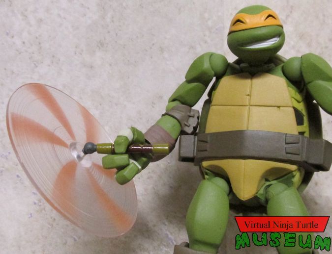 Revoltech Mikey with spinning nunchuk