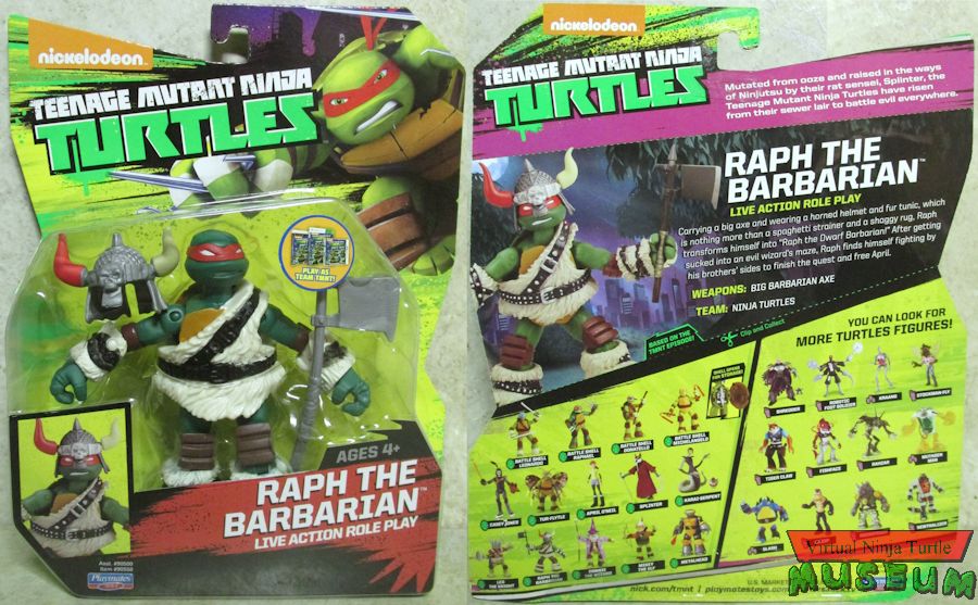 2015 card with Team TMNT sticker front and back