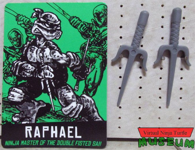 Original Comic Book Raphael's accessories