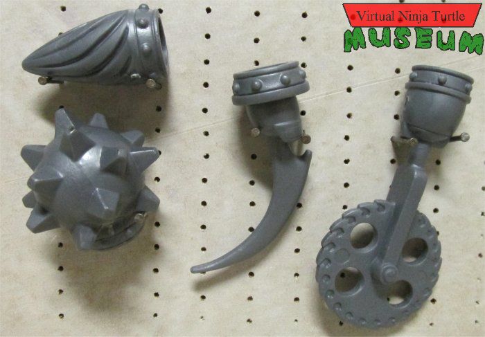 Robotic Foot Ninja's accessories