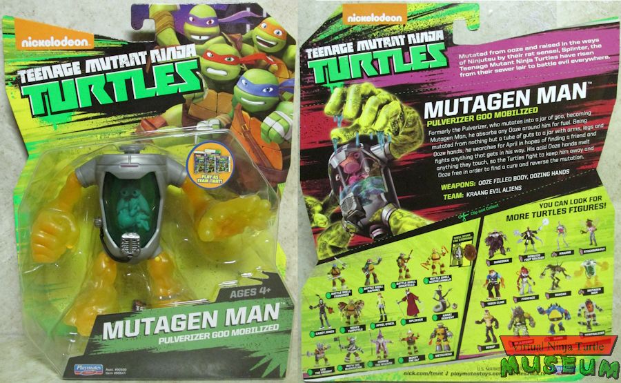 2015 card with Team TMNT sticker front and back