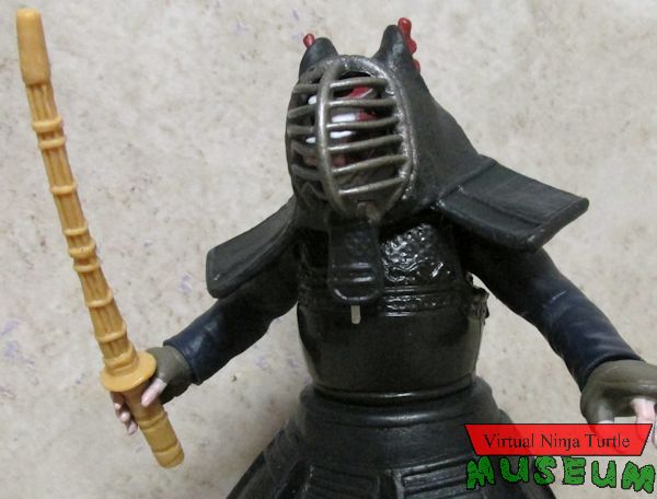 Dojo Splinter with helmet and sword