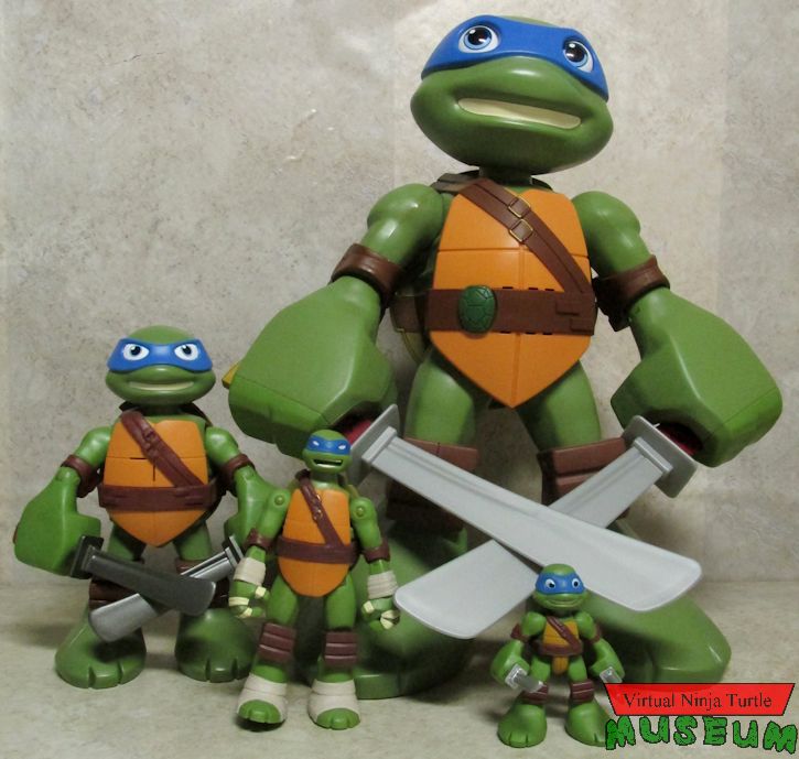 Leonardo figure size comparison