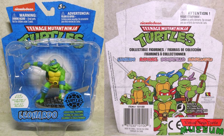 Leonardo Figurine MOC front and back