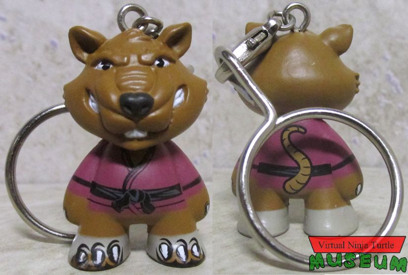 Splinter keychain front and back