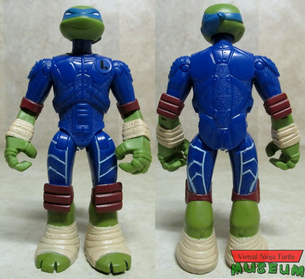 Battle Shell Leonardo front and back