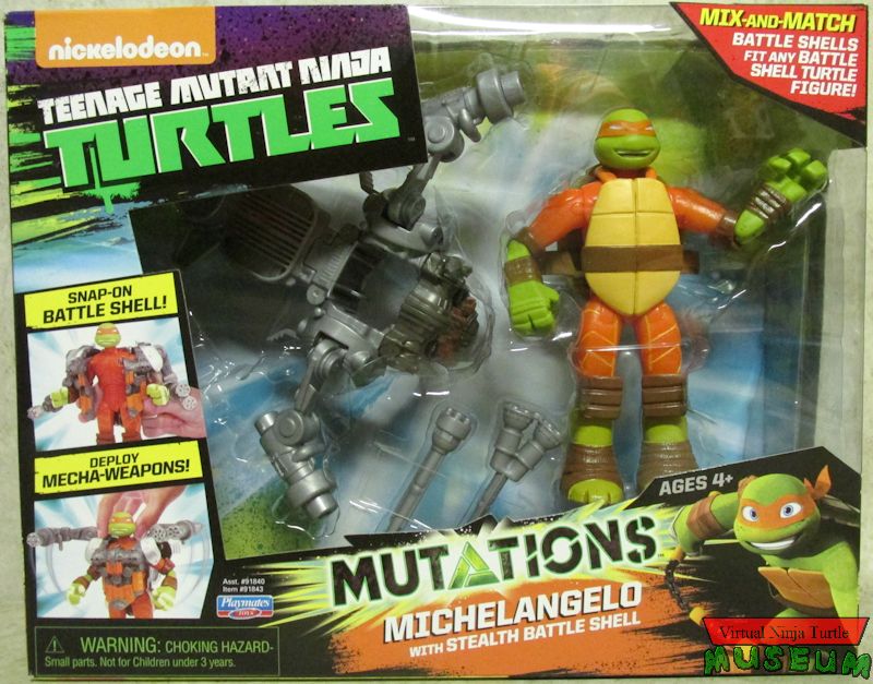 Michelangelo with Stealth Battle Shell MIB