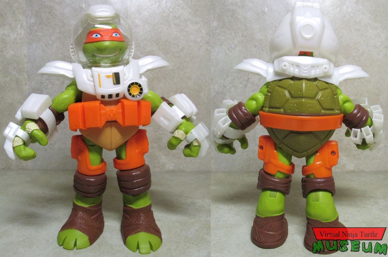 Dimension X Michelangelo front and back