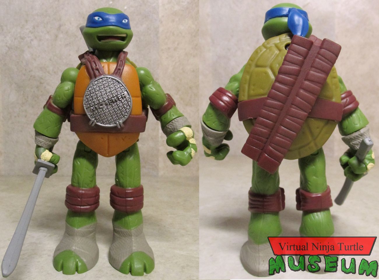 Hand-To-Hand Fighters Leonardo front and back