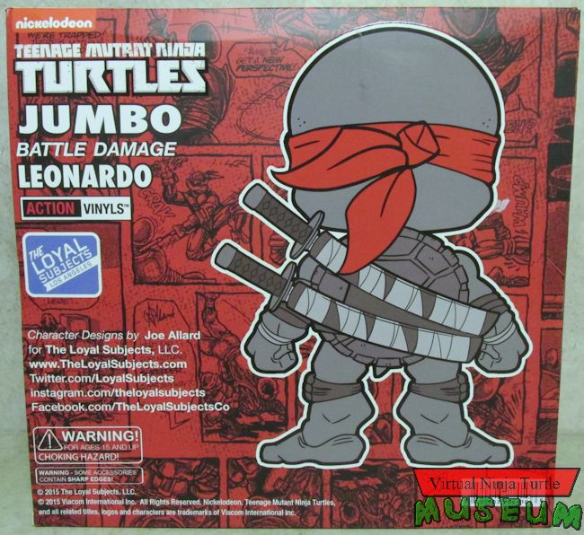 Battle Damage Leonardo box back