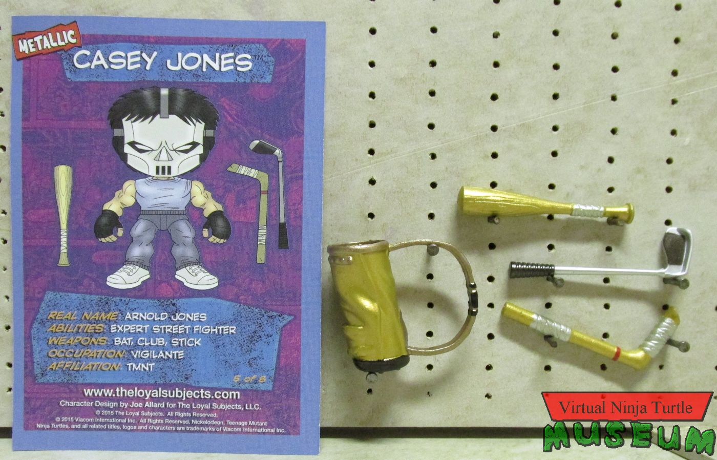 Casey Jones's accessories
