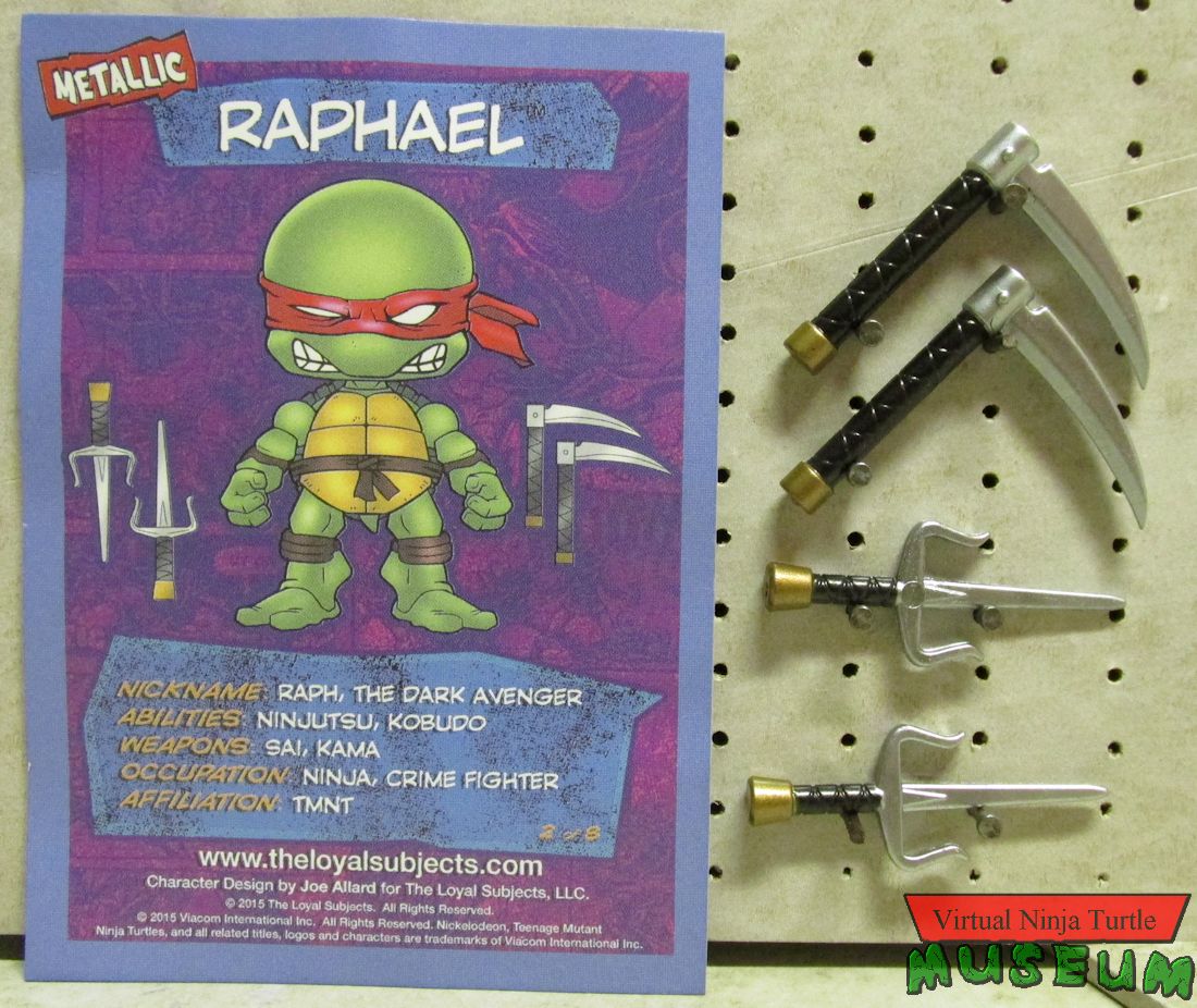 Raphael's accessories