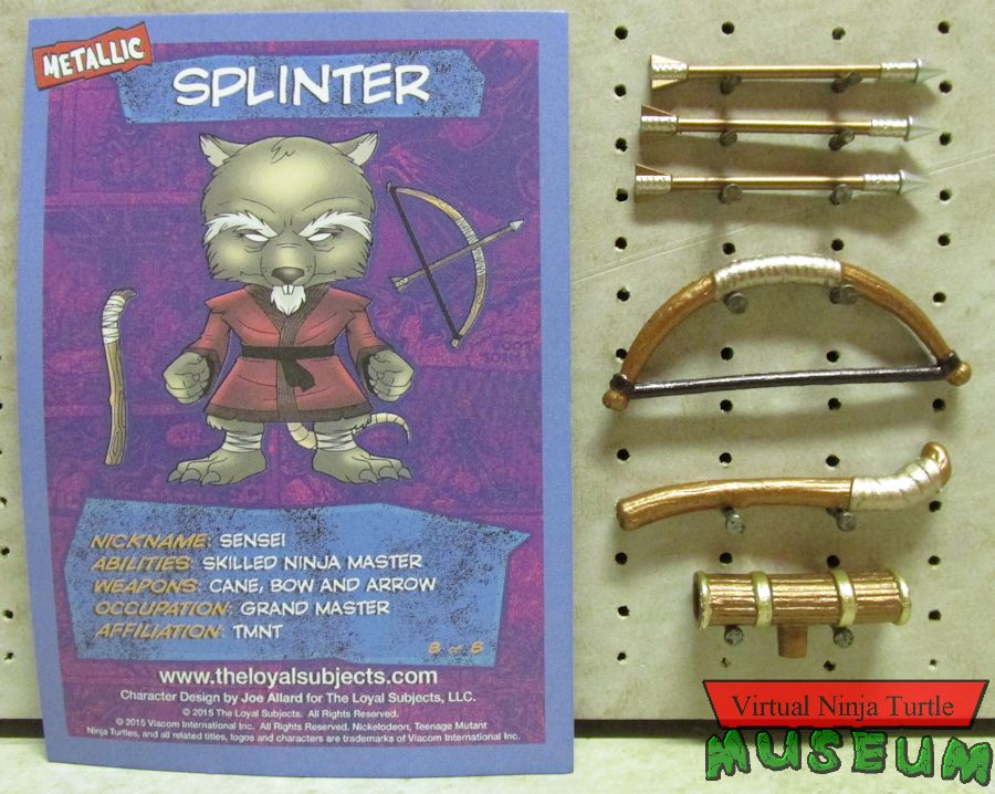 Splinter's accessories