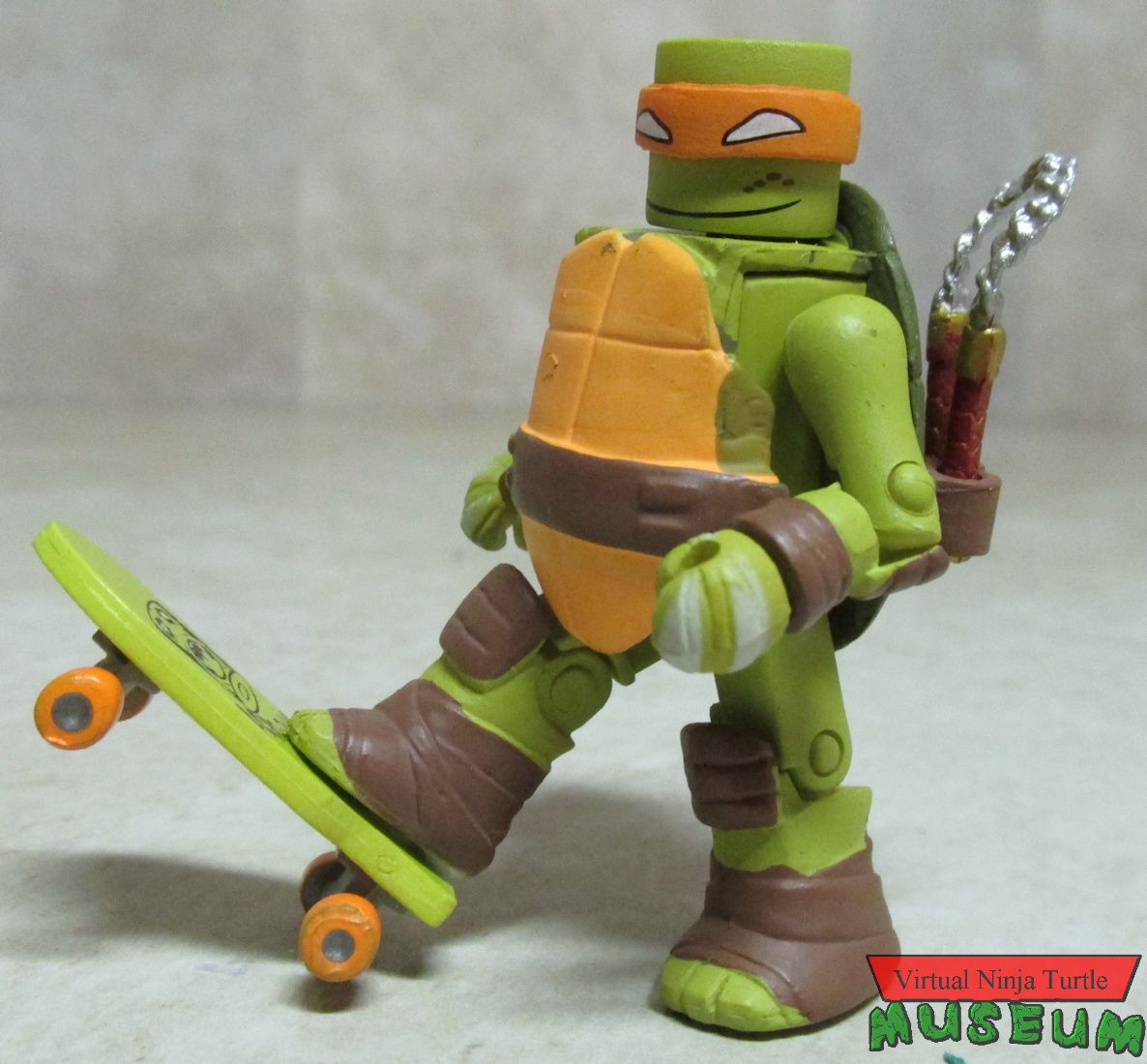 Michelangelo with skateboard