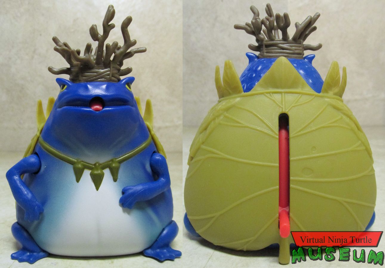 Atilla the Frog front and back