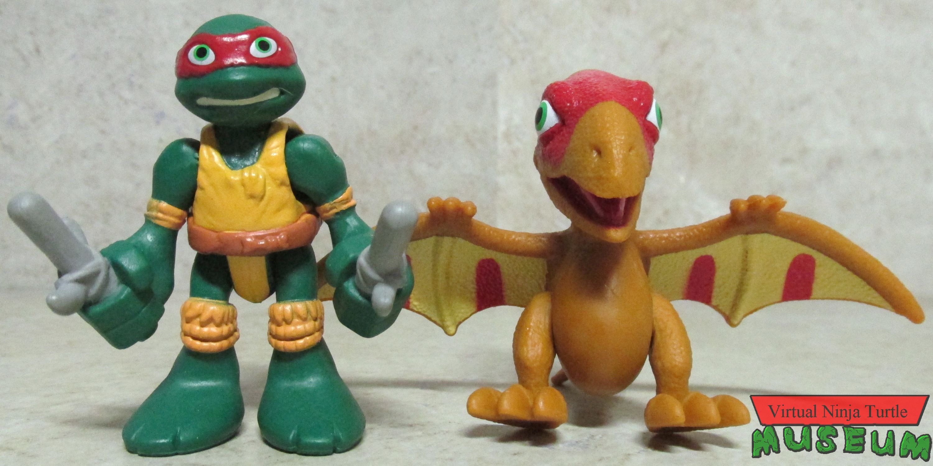 Raph & Pteranodon front and back