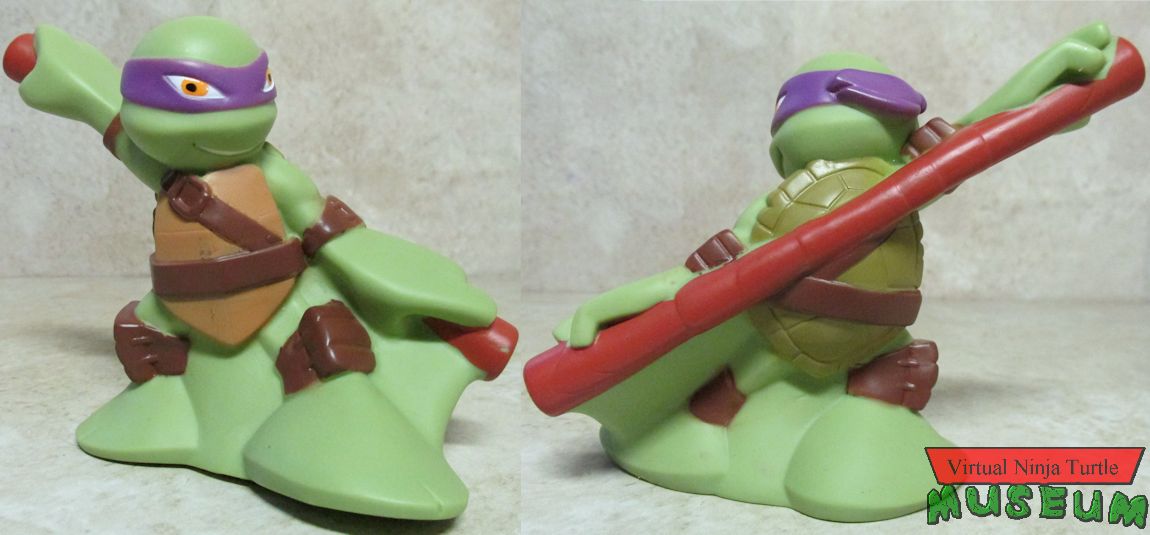 Donatello bath squirter front and back