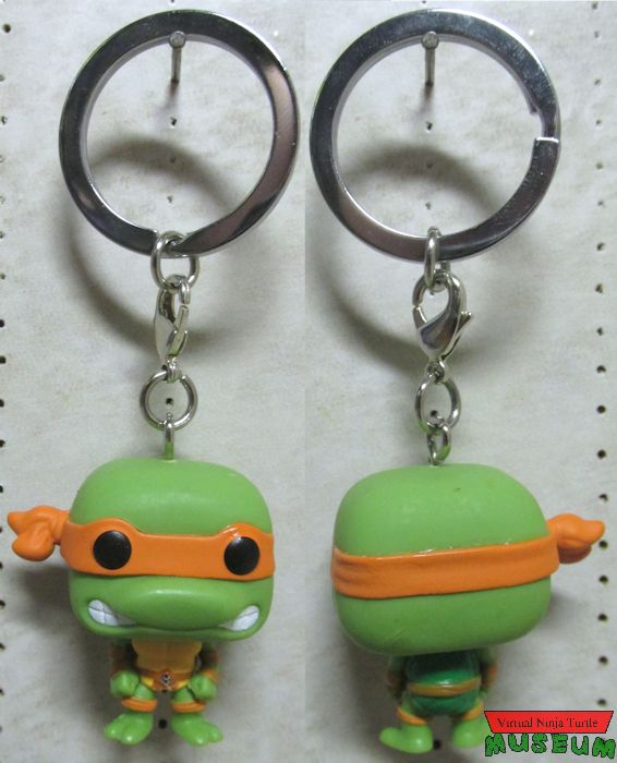 Pocket Keychain Michelangelo front and back