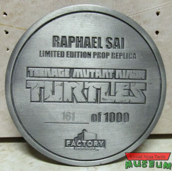 Limited Edition medallion