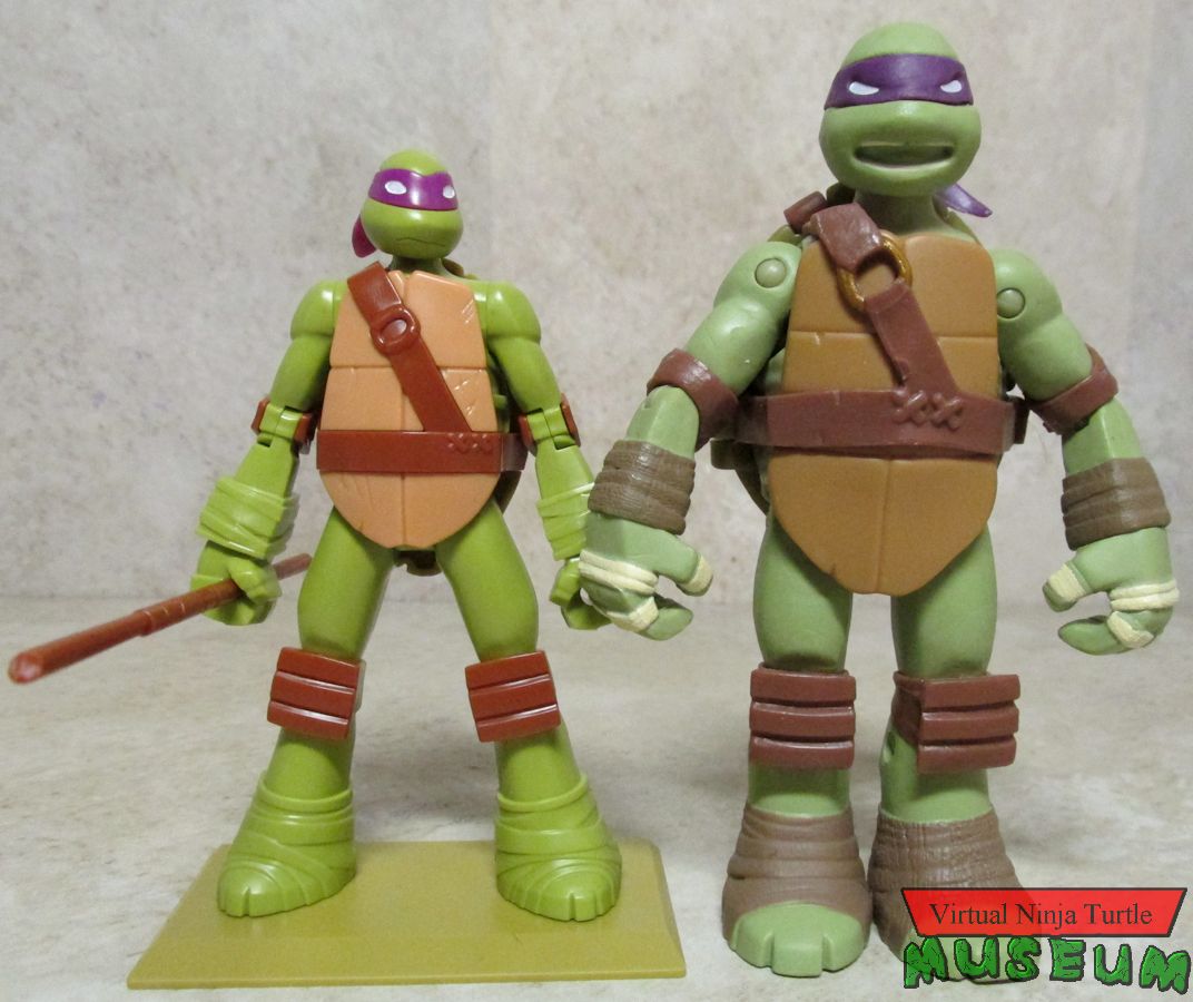 Sprukits Don and Playmates Battle Shell Donatello