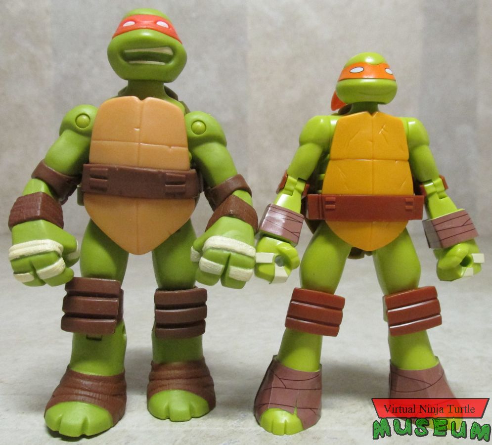 Sprukits Michelangelo and Playmates Battle Shell Michelangelo