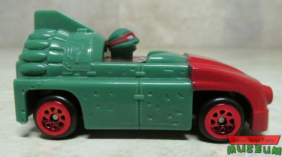 Raph in T-Rawket side view